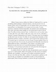 Research paper thumbnail of Le sens de la vie: une question assez récente, mais pleine de saveur