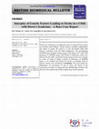 Research paper thumbnail of Interplay of Genetic Factors Leading to Stroke in a Child with Down’s Syndrome - A Rare Case Report