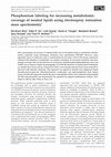 Research paper thumbnail of Phosphonium labeling for increasing metabolomic coverage of neutral lipids using electrospray ionization