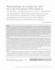 Research paper thumbnail of Aplicabilidad del Estado del Arte de Carlos Cardona Pescador en Filosofia Antropologia Etica y Bioetica