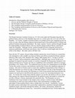 Research paper thumbnail of Tacitus and Historiography after Libertas - Manuscript Abstract