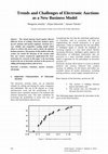 Research paper thumbnail of Trends and Challenges of Electronic Auctions as a New Business Model