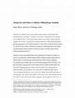 Research paper thumbnail of Zhang Ziyi and China's Celebrity Philanthropy Scandals