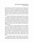 Research paper thumbnail of Reseña de Nieve sobre Oaxaca de Gerardo de la Torre