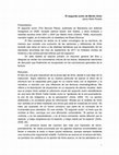 Research paper thumbnail of Reseña de El segundo avión de Martin Amis