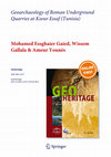 Research paper thumbnail of Geoarhaeology of Roman Underground Quarries at Ksour Essaf (Tunisia)