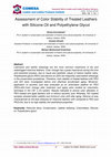 Research paper thumbnail of Assessment of Color Stability of Treated Leathers with Silicone Oil and Polyethylene Glycol