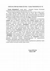 Research paper thumbnail of Fehmi Dinçer - Osmanlı İmparatorluğunda Şarap Monopolyesi