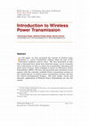 Research paper thumbnail of Introduction to Wireless Power Transmission