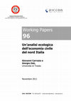 Research paper thumbnail of Un'analisi ecologica dell'economia civile del nord Italia