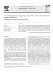 Research paper thumbnail of A morphological approach to pipe image interpretation based on segmentation by support vector machine