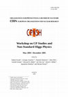 Research paper thumbnail of CP Studies and Non-Standard Higgs Physics