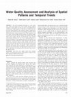 Research paper thumbnail of Water Quality Assessment and Analysis of Spatial Patterns and Temporal Trends