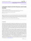 Research paper thumbnail of A Simulation Study for Unit Non Response under Double Sampling