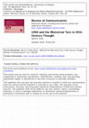 Research paper thumbnail of (2012) Frank, David.  “1958 and the Rhetorical Turn in 20th-Century Thought.” Review of Communication 11 (2012): 239-252.