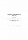 Research paper thumbnail of L’autorité de la doctrine civiliste française au XIXe siècle, LGDJ, 2002, tome 381, préface Michel Vidal, 481 p. Part 1