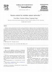 Research paper thumbnail of Access control in wireless sensor networks