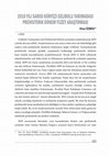 Research paper thumbnail of 2010 Yılı Saros Körfezi Gelibolu Yarımadası Prehistorik Dönem Yüzey Araştırması-Prehistoric Survey of the Saros Gulf on the Gallipoli Peninsula: 2010 Season.