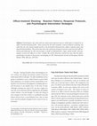 Research paper thumbnail of Officer-Involved Shooting: Reaction Patterns, Response Protocols, and Psychological Intervention Strategies