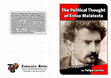 Research paper thumbnail of The Political Thought of Errico Malatesta (ebook)