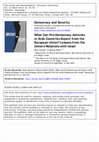 Research paper thumbnail of Neve Gordon and Sharon Pardo, 2013, 'What Can Pro-Democracy Activists in Arab Countries Expect from the European Union? Lessons from the Union’s Relations with Israel', Democracy and Security, 9, 1-2, pp. 100-119 (equal contribution)