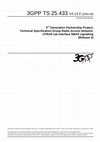 Research paper thumbnail of 3 rd Generation Partnership Project; Technical Specification Group Radio Access Network; UTRAN Iub interface NBAP signalling (Release 4