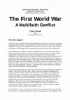 Research paper thumbnail of The First World War: A Multifaith Conflict