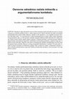 Research paper thumbnail of (2012) Osnovne odrednice načela milosrđa u argumentativnome kontekstu