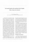 Research paper thumbnail of Les sanctuaires du nord-est de la Gaule. Bilan critique des données