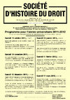 Research paper thumbnail of « Les amours contrariées de la doctrine et de la jurisprudence au 19e siècle », conférence à la Société d’histoire du droit, Université Panthéon-Assas Paris II, 10 décembre 2011.