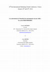 Research paper thumbnail of Les antécédents de l’intention du consommateur de jeux vidéo : le cas des MMO/MMORPG