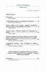 Research paper thumbnail of 2012 - (IN)SÉCURITÉS.  Numéro thématique d'Aspects sociologiques 19(1) (sous la dir. de D. Moffette)