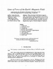 Research paper thumbnail of Lines of Force of the Earth’s Magnetic Field