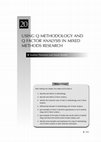 Research paper thumbnail of SAGE Handbook of Mixed Methods in Social & Behavioral Research (Using Q Methodology and Q Factor Analysis in Mixed Methods Research)