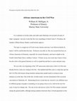 Research paper thumbnail of African Americans in the Civil War