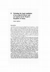 Research paper thumbnail of Debating the Legal Regulation of Sex-Related Bribery and Corruption in the People's Republic of China