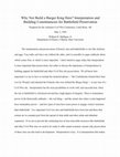 Research paper thumbnail of Why Not Build a Burger King Here? Interpretation and Building Constituencies for Battlefield Preservation 