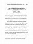 Research paper thumbnail of From the Emerald Isle to the Copper Island: The Irish in the Michigan Copper Country, 1845-1920