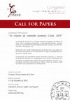 Research paper thumbnail of CFP International Congress "The Origins of the European Expansion: Ceuta, 1415" / Congresso Internacional "As origines da expansāo europeia: Ceuta, 1415" / "Les origines d´expansion européene: Ceuta, 1415" /"Los orígenes de la expansión europea: Ceuta, 1415"