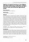 Research paper thumbnail of Taking up organic farming in (pre-)Alpine Slovenia: Contrasting motivations of dairy farmers from less-favoured agricultural areas