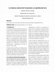 Research paper thumbnail of La historia cultural del humanismo y la pérdida del otro