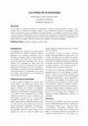 Research paper thumbnail of Los límites de la humanidad