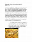 Research paper thumbnail of Blog post (pulcinellapasta.wordpress.edu): "Eating Gold"