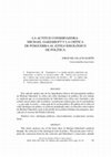 Research paper thumbnail of La actitud conservadora: Michael Oakeshott y la crítica de posguerra al estilo ideológico de política