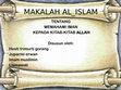 Research paper thumbnail of ppt. kelompok 3, al islam