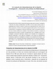 Research paper thumbnail of Un conjunto de interpretaciones de la relación “Investigación – Educación del profesor de Matemáticas”