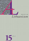 Research paper thumbnail of Archivum Lithuanicum 15