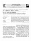 Research paper thumbnail of Turning waste to wealth-biodegradable plastics polyhydroxyalkanoates from palm oil mill effluent – a Malaysian perspective