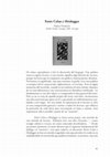 Research paper thumbnail of Entre Celan y Heidegger, de Pablo Oyarzun