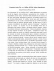 Research paper thumbnail of Comentario sobre The Act of Killing (2012) de Joshua Oppenheimer